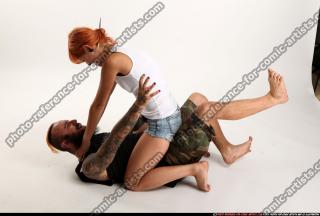 Couple With Edgar Choke Pose 04